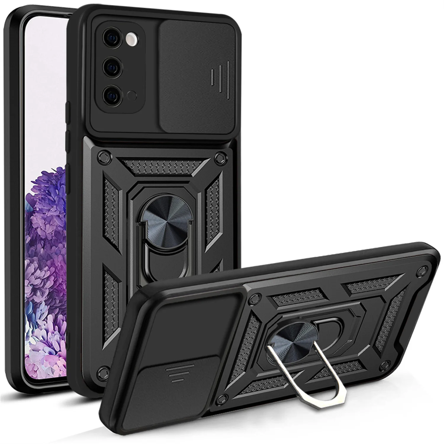 Für Samsung Galaxy s20 Hüllen stoßfeste Rüstung Fall für Samsung Galaxy S20 Auto Halter Telefon Abdeckung