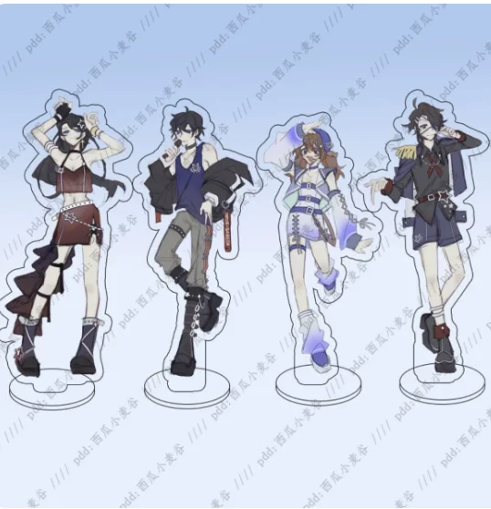 Japanese Anime Identity ⅤQi Shiyi Luca Balsa Acrylic Stand Figure Model Plate Cosplay Collection Desktop Decor Gifts XYZ