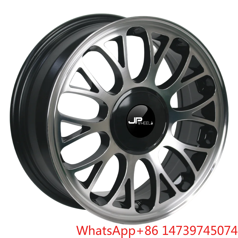15 16 Inch 4x98 ET35 CB58.1 Black Machine Face Cast Aluminum Alloy Aftermarket Passenger Car Wheel RimsF20,F30,F35,G20,G30,E90,E