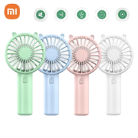 Xiaomi Portable Handheld Fan Mini USB Rechargeable Fan Desktop Cooling Small Silent Fan Adult Children Outdoor Dormitory Travel
