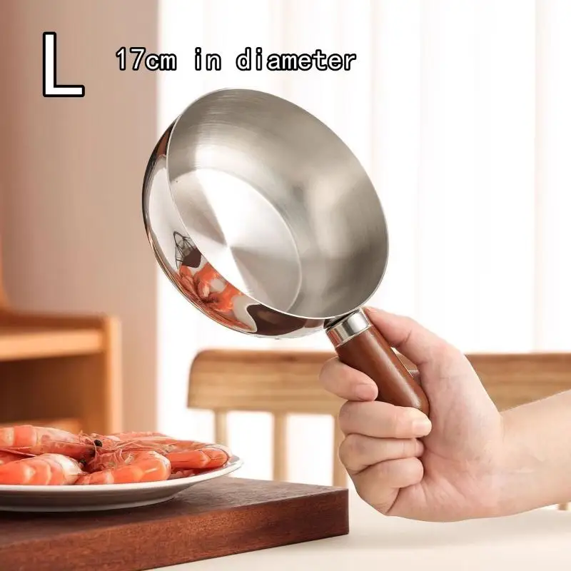 

Кастрюля из нержавеющей стали с одной сервировкой, идеально подходящая для мгновенной лапши, супа и сольного питания, легко чистится