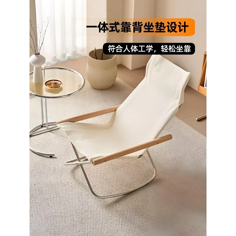 Solid Wood Sofa Cha… - image