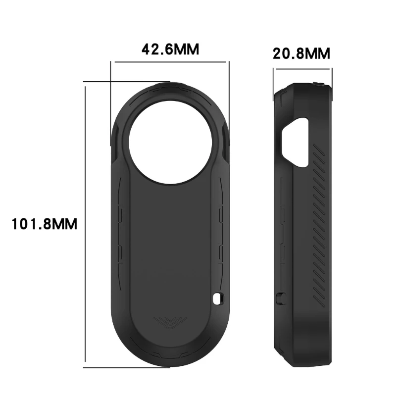 Подходит для Garmin Varia RTL515, задняя крышка фотокамеры, противоударный корпус, моющийся силиконовый чехол