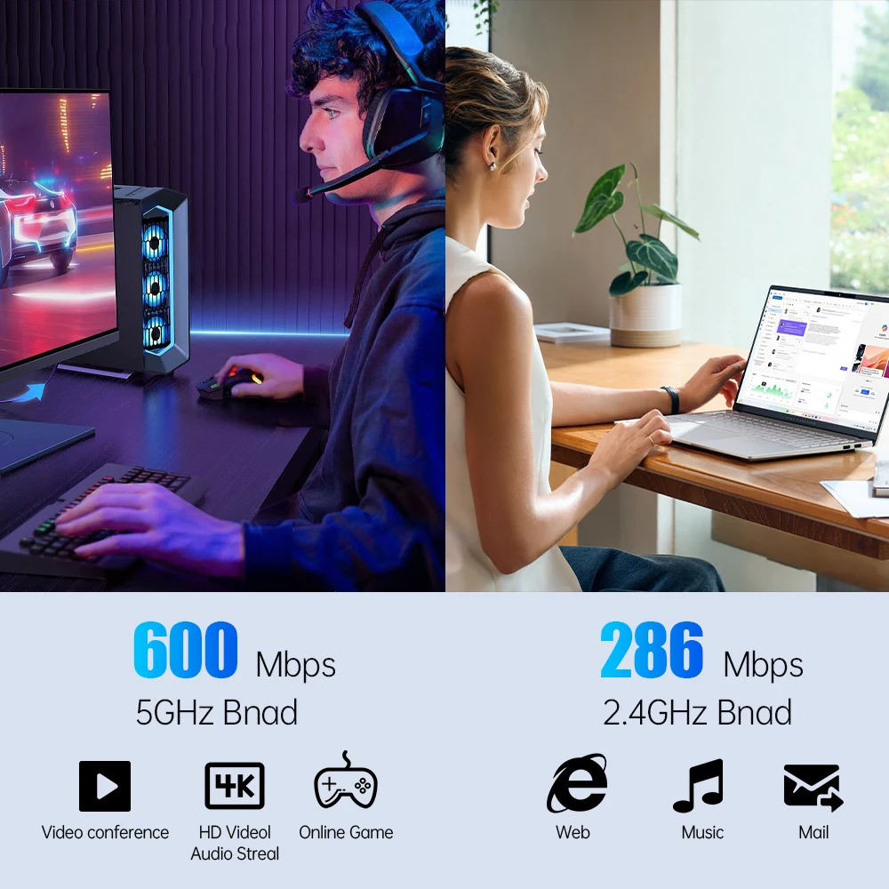 Рисунок 4 - WiFi 6 AX900 PCIE Wi-Fi адаптер BT5