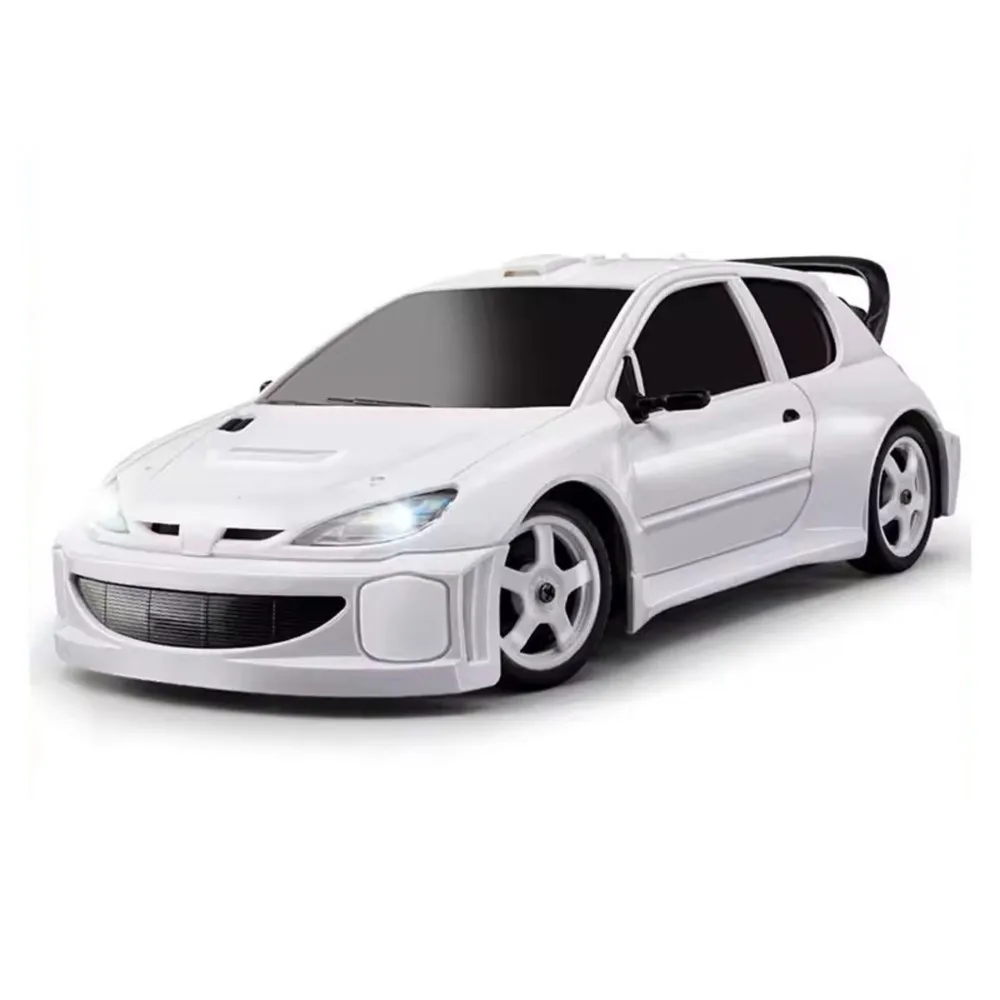 بيع الولايات المتحدة LDRC 1/28 LD2802 4WD 2.4 جيجا هرتز راديو التحكم الانجراف سيارة ESC سيرفو RC سباق السيارات حماية كاملة النايلون الإطار RTR لعبة #5