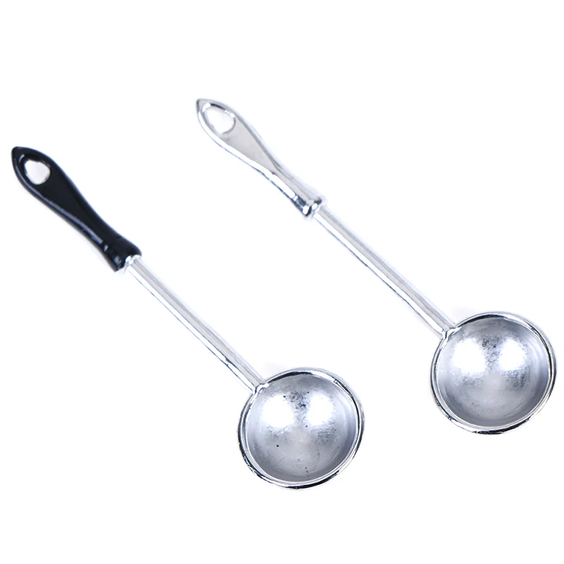 Utensílios De Metal Em Miniatura De Boneca, Ferramentas De Utensílios De Cozinha, Colher De Escorredor, Conjunto De Espátula, Acessórios De Utensílios De Cozinha, 1:12