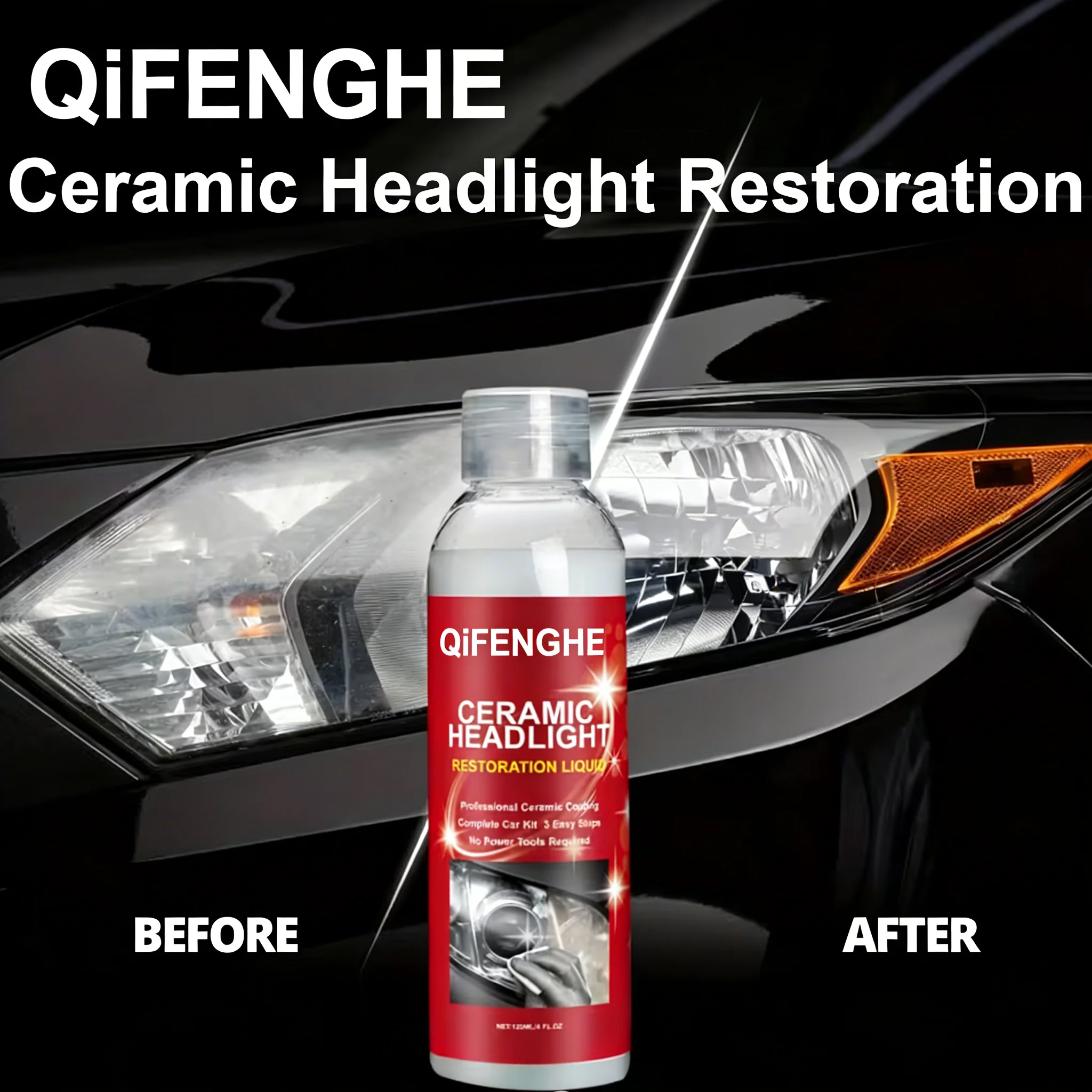 Latest Headlight Restorer, Quickly Renew Headlights for Brighter Visibility, Fits All Vehicle Models, Perfect Holiday Gift