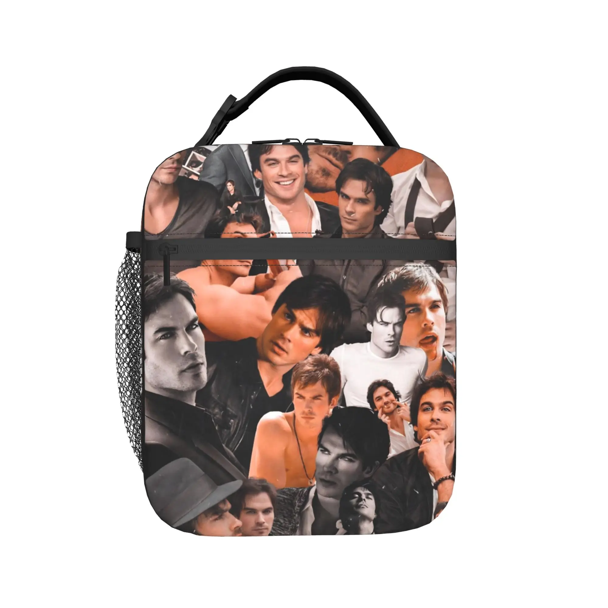 The Vampire Diaries Resuable Movie Lunch Bag For Child  Designer Travel Lunch Box Fashion Portable Oxford Cooler Bag