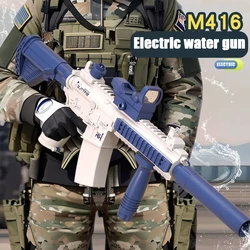 New Electric M416 Water Guns Electric Glock Pistol Shooting Toy Fully Automatic Summer Beach Toy Children Boys and Girls Gift