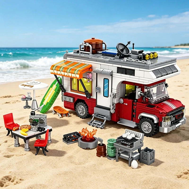MOC 924PCS City Series Camping - Camping Cooking Gifts ulasan dan harga
