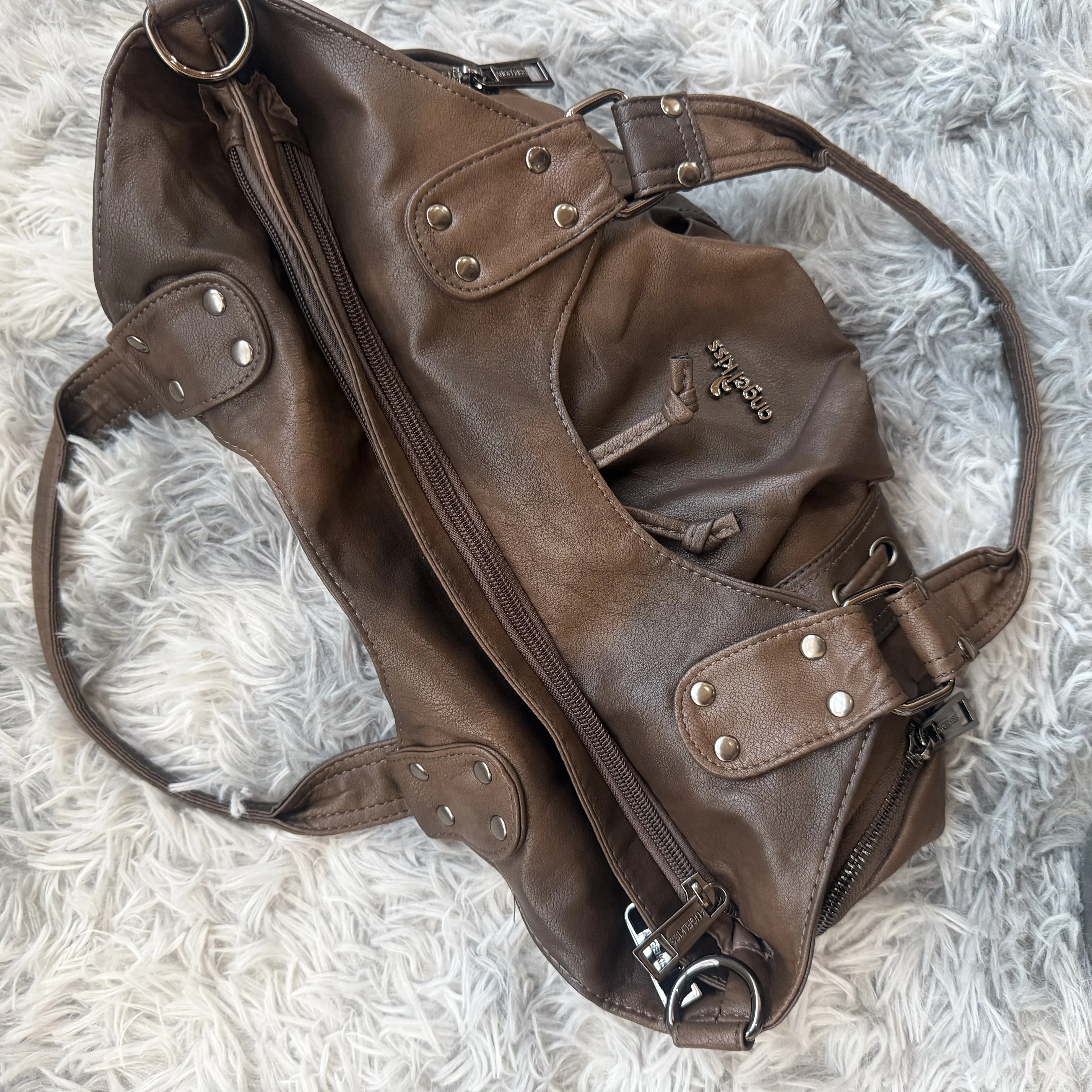 Original Designer Brand Retro Do Old Retro Underarm Motorcycle Shoulder Crossbody Bags for Women Hot Selling