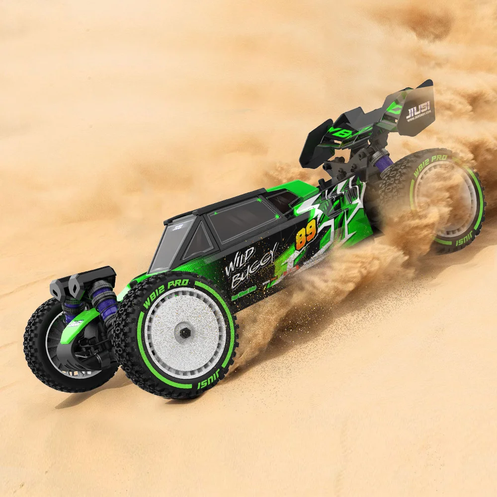 JIUSI WB12 PRO 1/12 RC รถ 80 กม./ชม.4WD Racing รถรีโมทคอนโทรลแบบไม่มีแปรงรถการแข่งขัน Off-road 4WD RC รถของเล่นเป็นของขวัญ