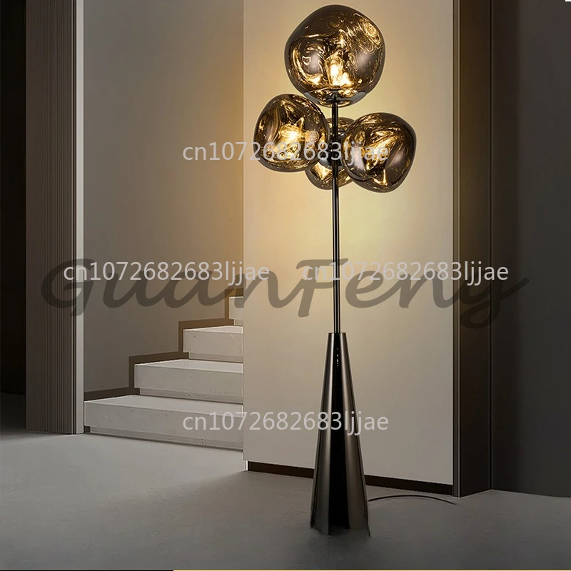 Volcanic lava floor lamp living room advanced sense art deco hotel villa bedroom floor ambient lamp