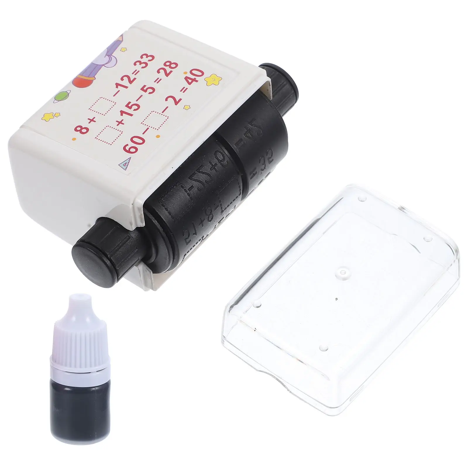 Addition and Subtraction Teaching Stamp Small Learning Wear-resistant Student Math Roller Stamps for Teachers Elementary