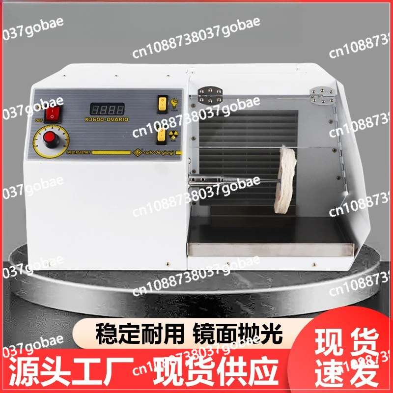 Jewelry cloth wheel polishing machine DM-8 desktop mill adjustable speed variable frequency vacuum cleaning cloth wheel
