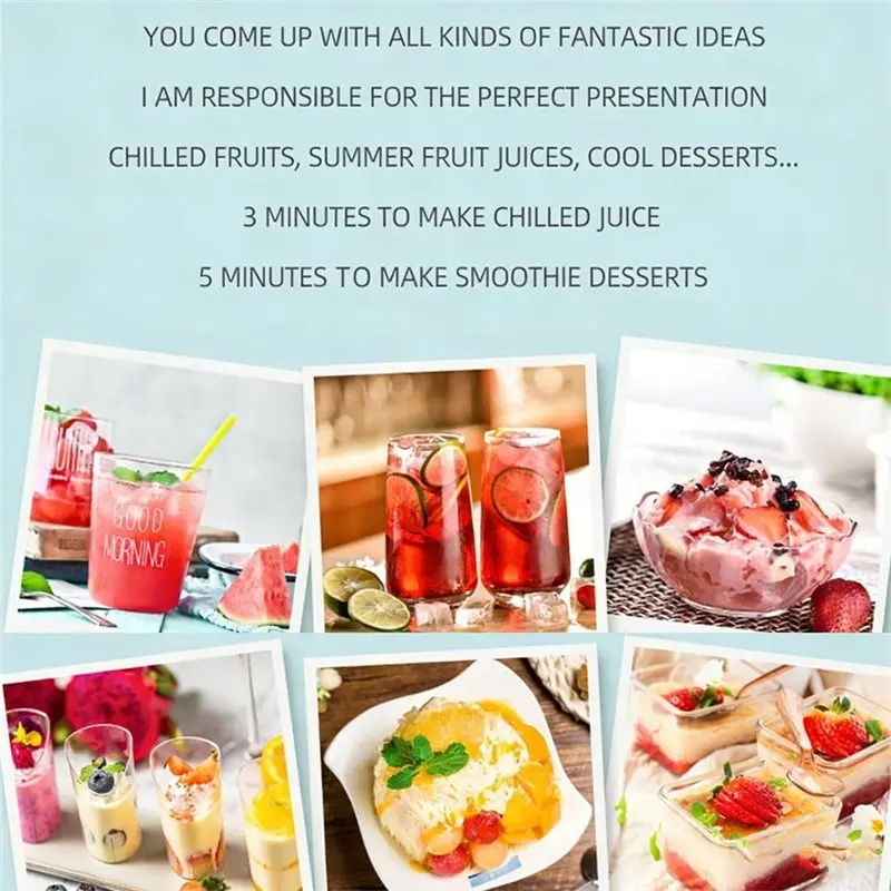 AT28-Mini Ice Cream Maker, Personal Dessert Maker, One Touch Compact Ice Cream Machine For Yogurt Sorbet Gelato EU Plug