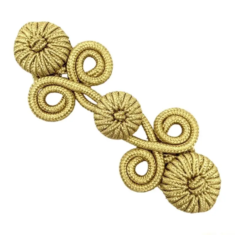 31BF 3D Wheel Closures Chinese Knot Buttons For TangSuit Dance Costume Sewing Supply