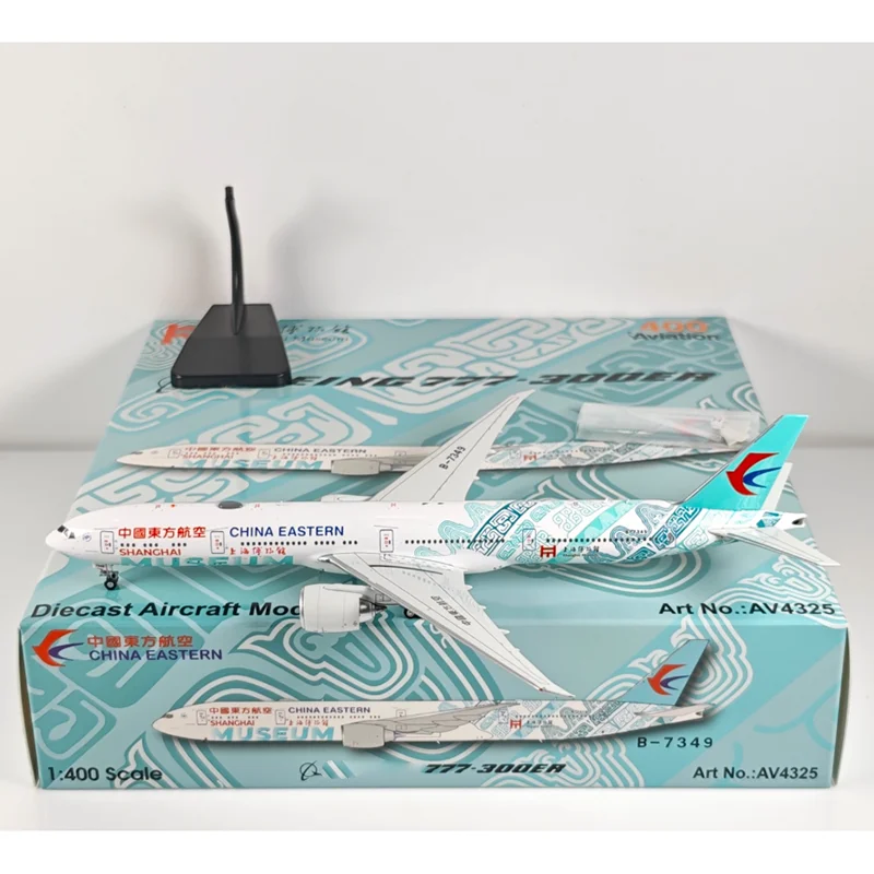 Luchtvaart 1/400 Schaal China Oostelijke luchtvaartmaatschappijen B777-300ER B-7349 Gegoten Legering Vliegtuigen Model Collectie Decoratief Ornament