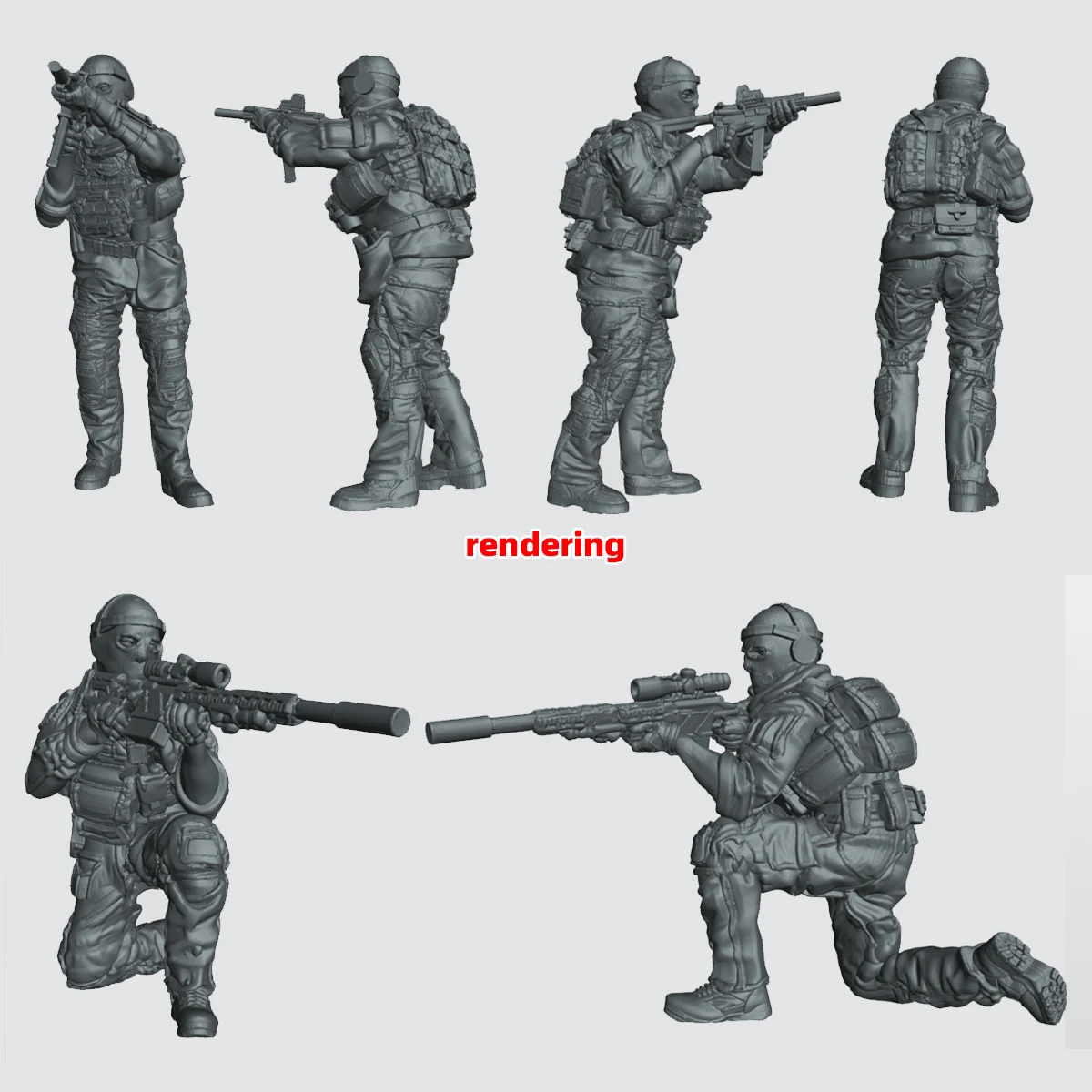 1/35 1/48 1/72 Miniatur-Modellbausatz Soldatenfiguren Diorama, Unbemalte Harz-Figuren Russischer Spezialeinheiten Militär-Minifiguren – Detail 4
