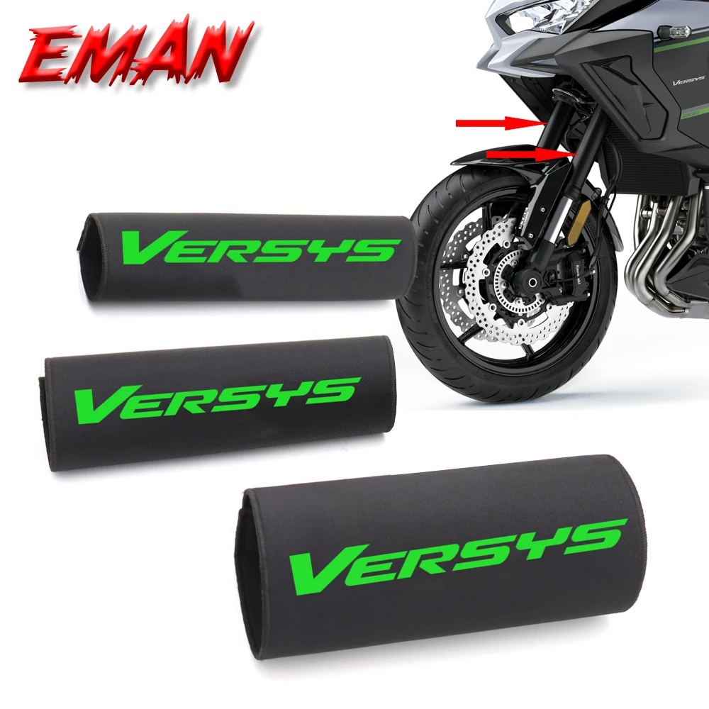 VERSYS 650 Front Fork Protector Fit For Kawasaki Versys-1000 Motorcycle Rear Shock Absorber Wrap Cover Stretch Fabric