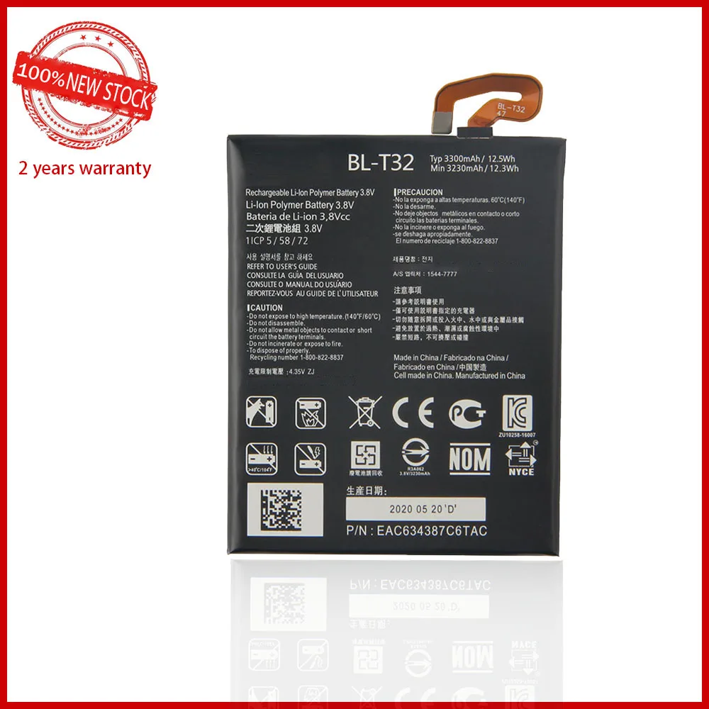 100% Original 3300mAh BL-T32 For LG G6 G600L G600S H870 H871 H872 H873 LS993 US997 VS988 Battery With Tools+Tracking number