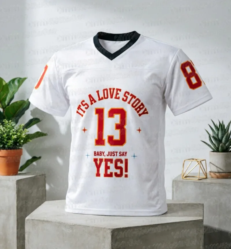 Summer Taylor Super Bowl T-shirt Keepsake Gift Idea 13 Jersey Casual Tee Shirt Breathable Short Sleeves Tops FamilyMatching