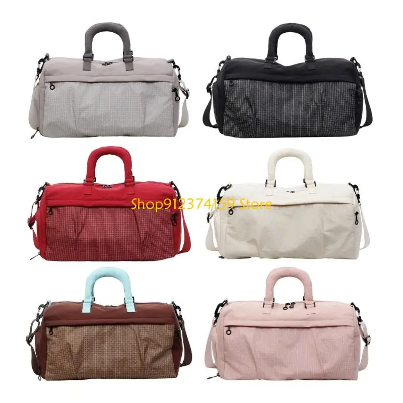 

G5AE Sports Gym Bag Foldable Travel Duffle Bag Carrys On Weekender Bags for Women Girls Waterproof Overnight Bag for Yogas