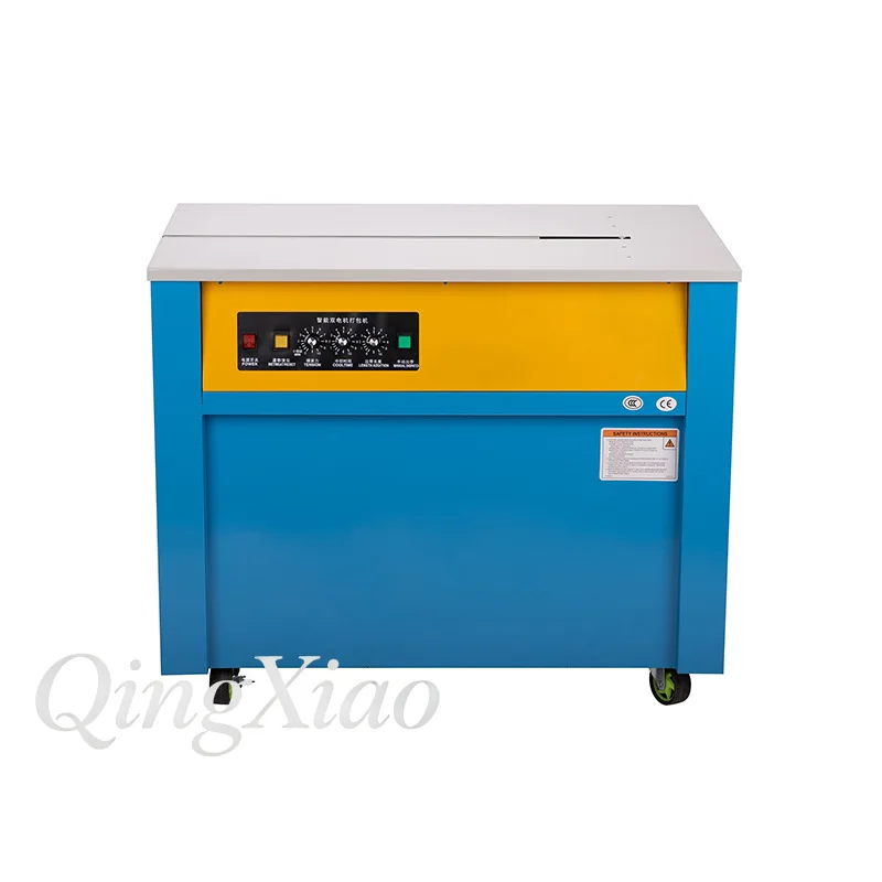 

PP Strapping Electric Hot Melt Strapping Tape Tightening Integrated Semi-automatic Packaging Machine for Carton Strapping