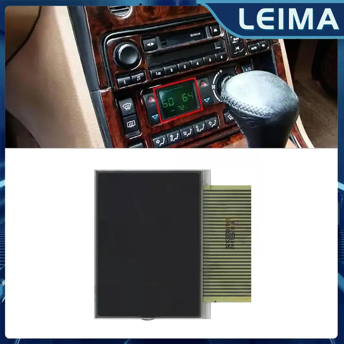 JFC102550 AWR5051 69172011 W963910T LCD Display for Range Rover HSE P38 A/C Heater Climate Temperature Control Unit 1995-2002
