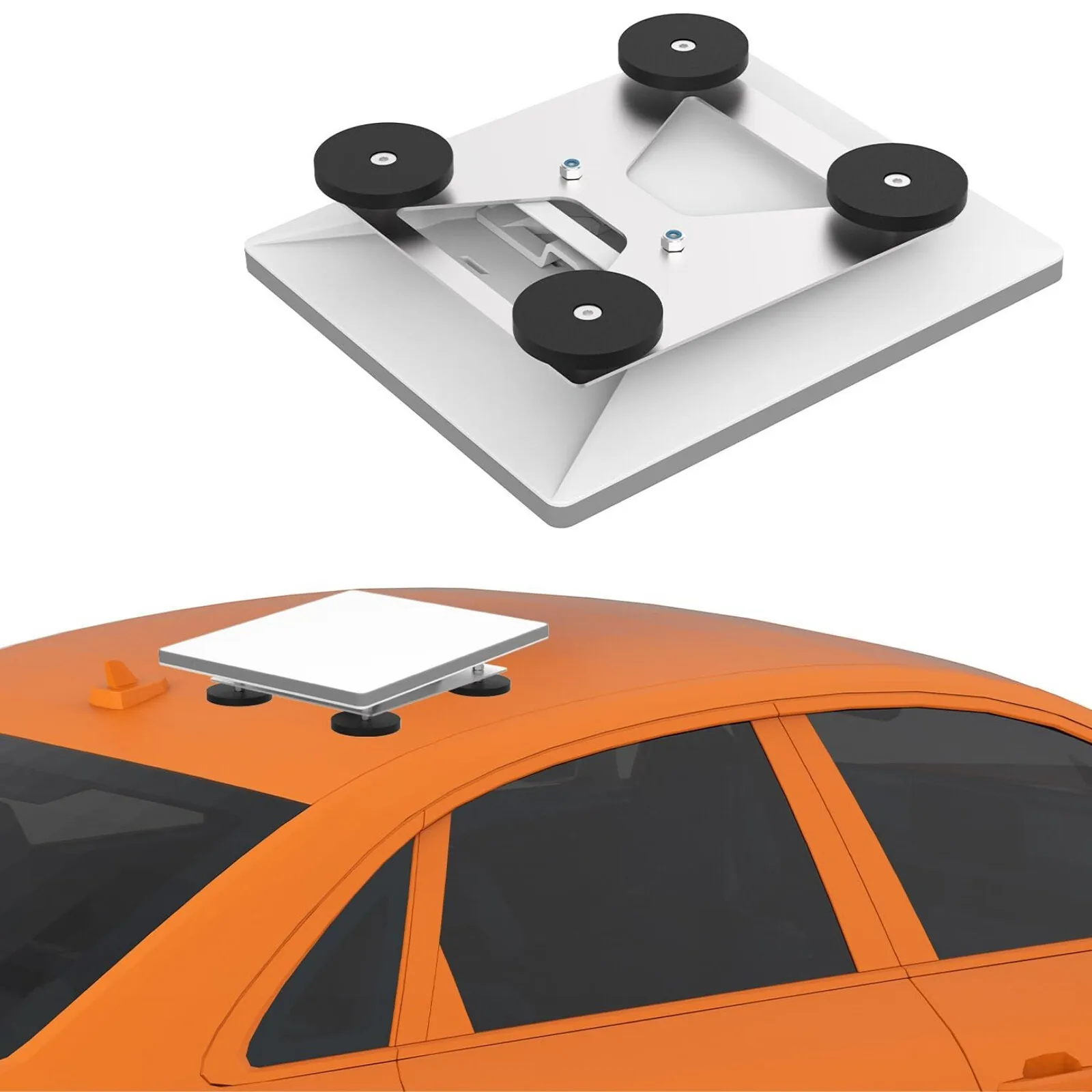 Starlink Mini Magnetic Roof Mount Stainless Steel Magnet Mounting Kit for Car Roof Top Holder Bracket Base