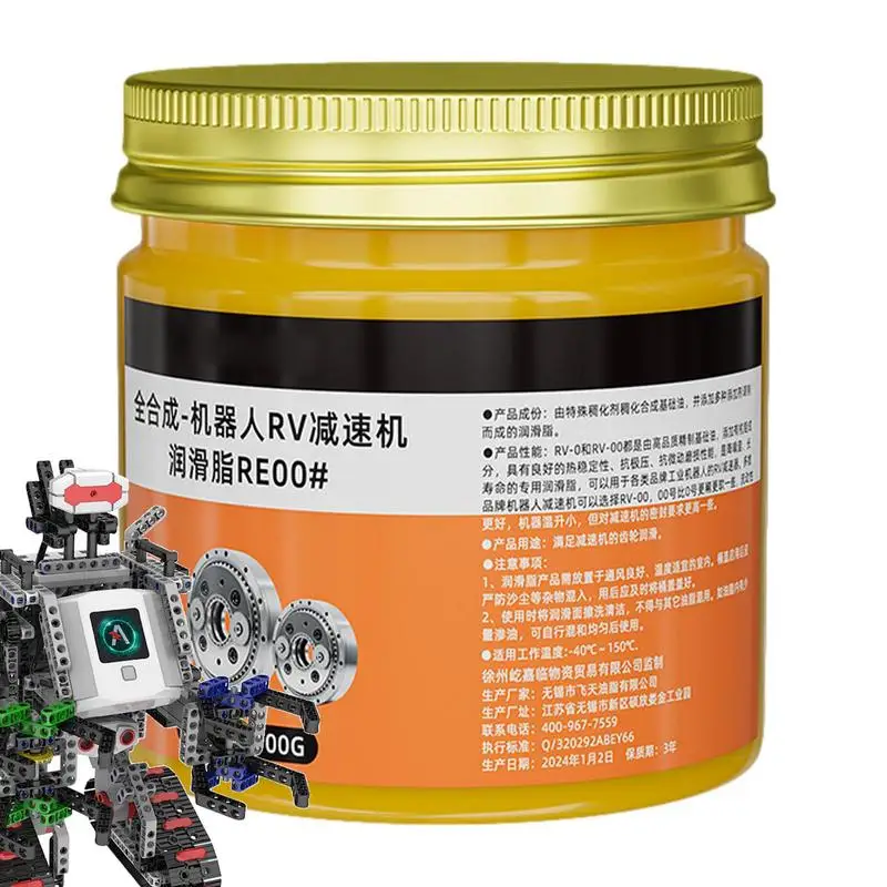 Full Synthetic Grease Waterproof Lubricant & High Temp Grease 100g Robot Grease Gear Bearing Maintenance For Precision