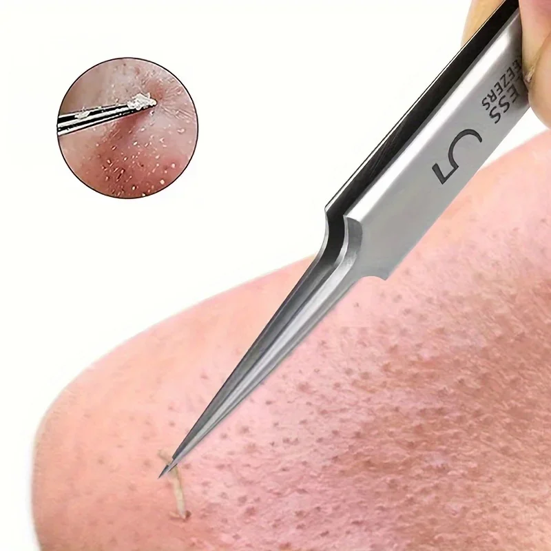 

1PCS High-precision single-cell tweezer Blackhead and pimple extractor tool