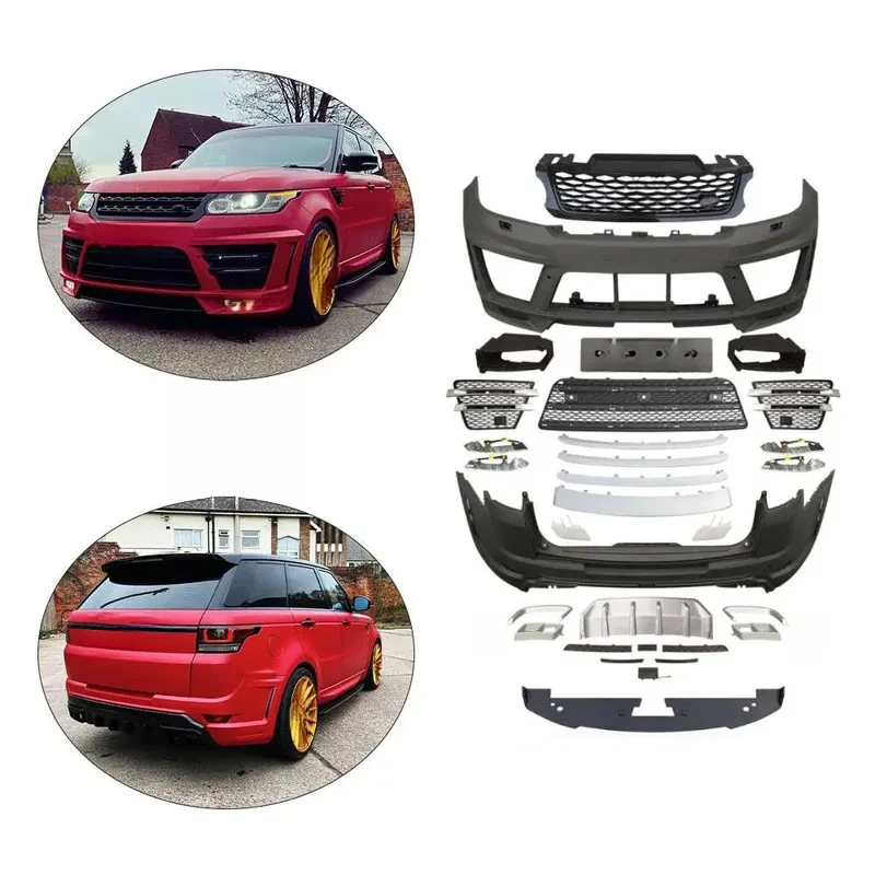 High Quality Lumma Style Body Kit Front Lip Front And Rear Bumper Upgrade For Range Rover Sport L494 2014-2017 Modification Part
