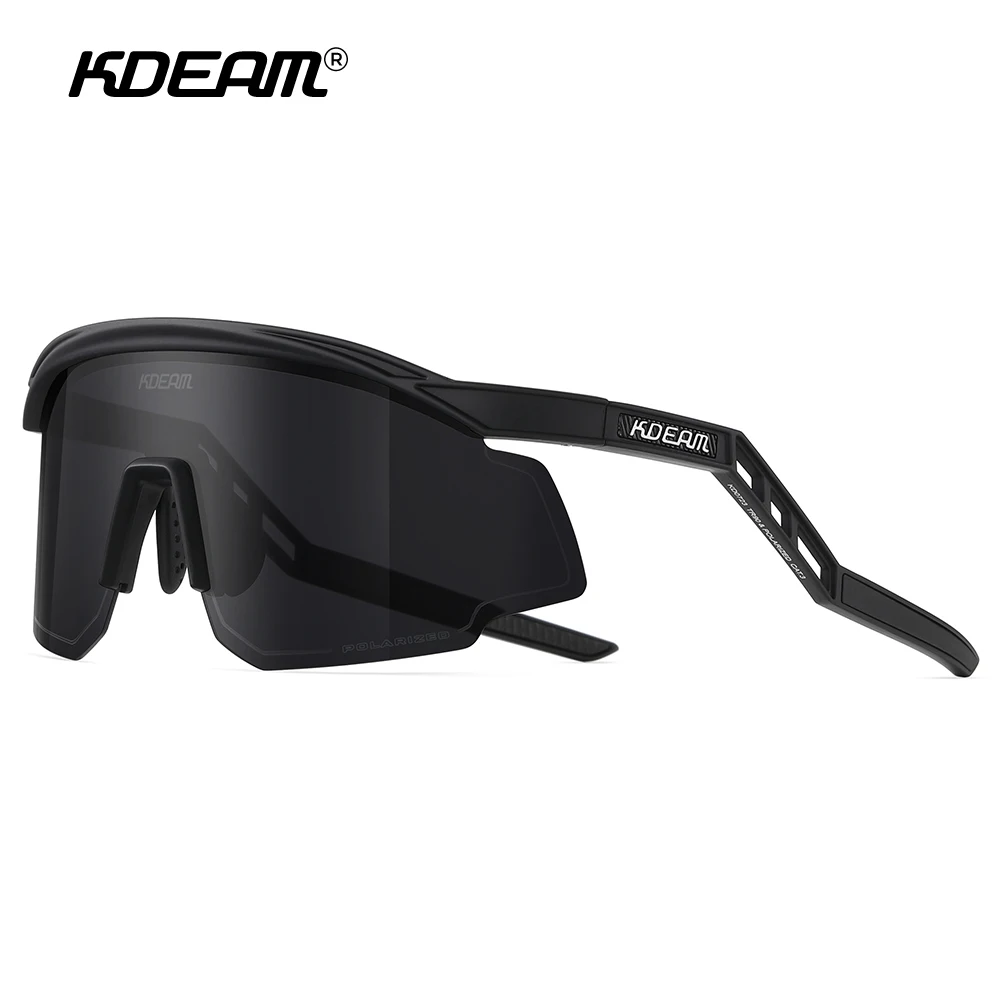 KDEAM Ultralight Cycling Sunglasses Men Polarized Lens TR90 Material Shades Competitive Sports Sun Glasses Biking