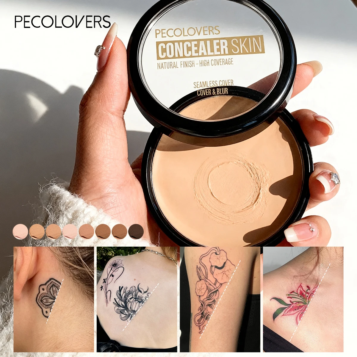 1PC Multi Shade Full Coverage Concealer Cream, Waterproof Long Lasting Face Concealer for Dark Spots Contour Daily Makeup
