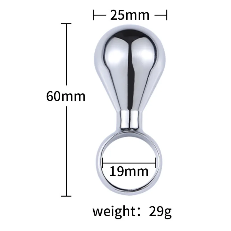 ขายส่งเริ่มต้นดึงแหวนแหวนโลหะผลิตภัณฑ์เพศของเล่น Anal Bolt ขยายทางเลือก Sex Toy