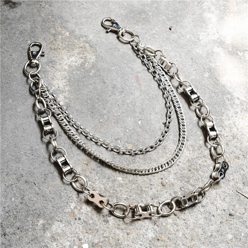 Creative Heavy Industries Alternative Bicycle Splicing Metal Pants Chain Men's and Women's Versatile Jeans Chain Waist Chain