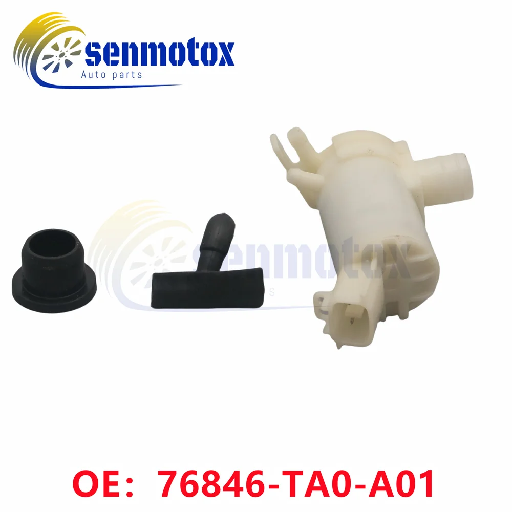 76846-TA0-A01 Windshield Washer Pump 76846TA0A01 For Honda Accord 2008-2013 Civic 2006-2021 CR-V 2007-2022 Acura TSX 2009-2014