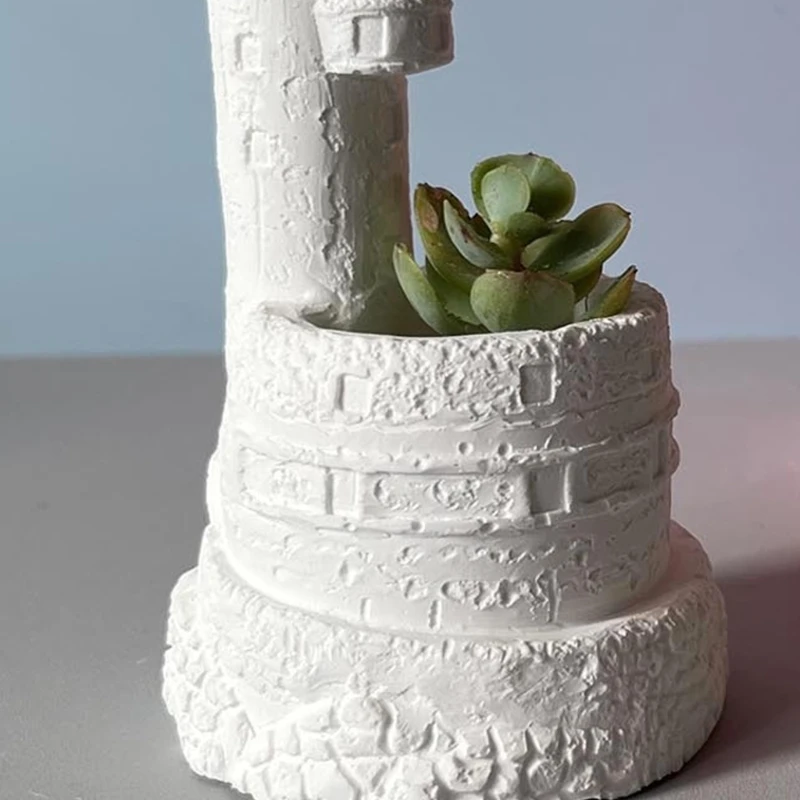 

Lighthouse Cup Molds Flower Pots Molds Silicone Mould Craft Supplies