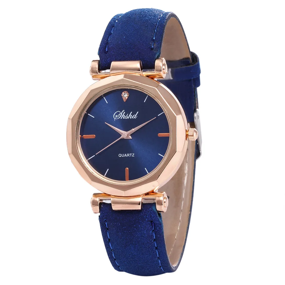 Fashion Women Watch Classic Leather Strap Round Dial Simple Quartz Wristwatch Daily Causal Date Clothing Matching Watch