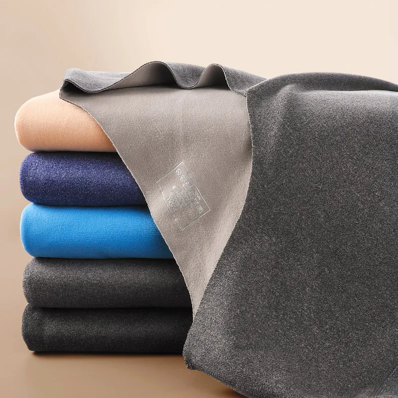 

5PCSMen's thermal underwear with fleece and thickened, V-neck long Johns for autumn and winter, seamless base underwear, long-sl