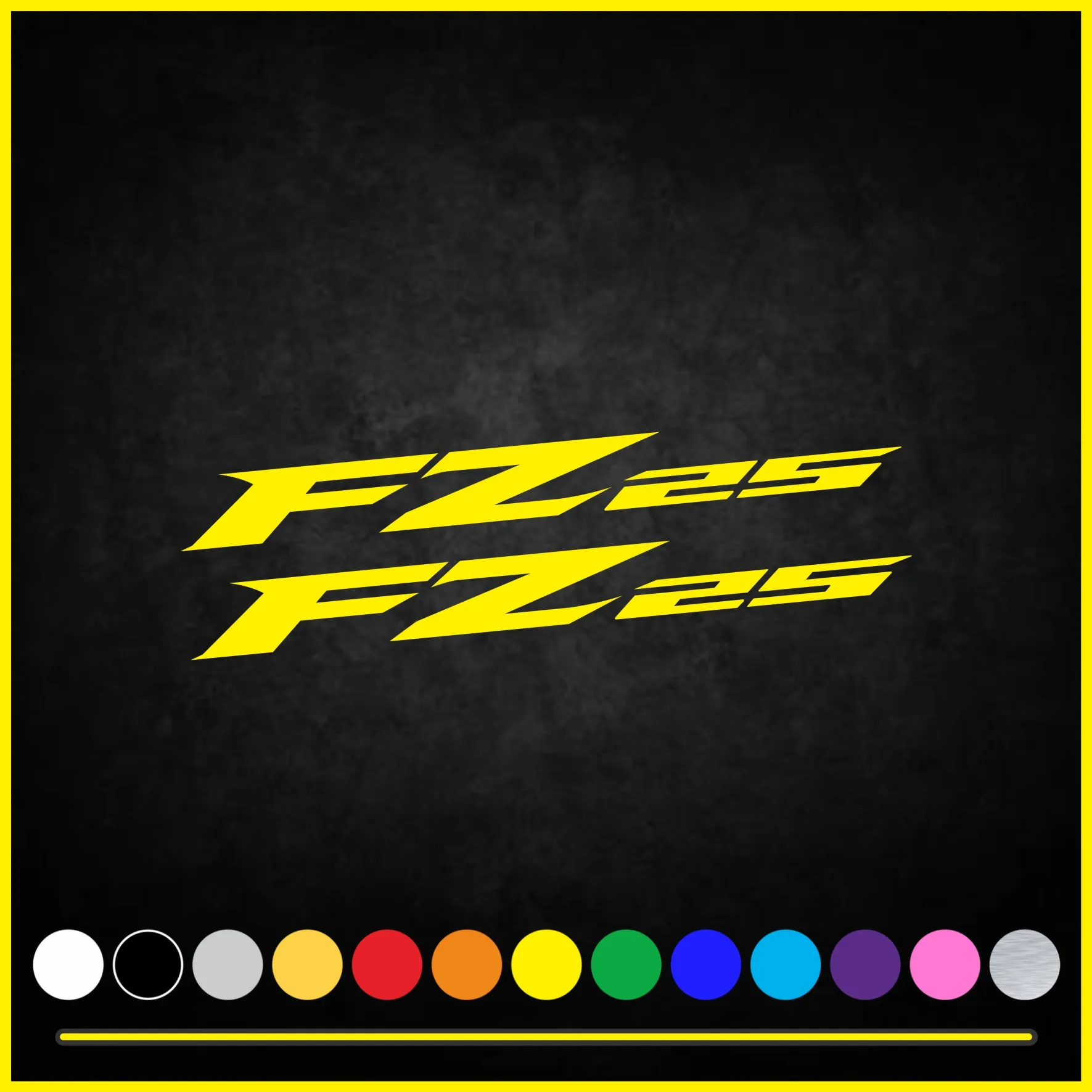 لياماها FZ25 FZ-25 دراجة نارية هدية الجسم ملصق الجسم الديكور خزان الوقود محرك شعار هدية خوذة الزجاج الأمامي ملصق