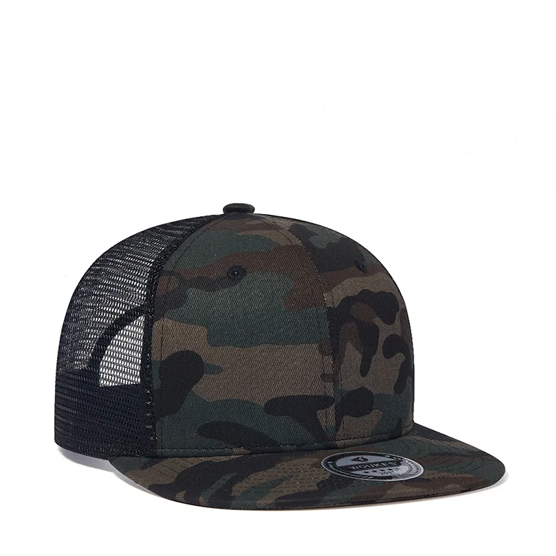 High Quality Baseball Cap Men Summer Camouflage Cotton Hip Hop Hat Korean Version Streetstyle Fashion Versatile Mesh Suncap Male