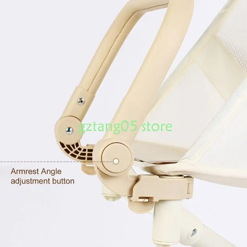 

57EE Upgrades Infant Strollers Safety Armrest Baby Buggys Safety Handle for On The Go