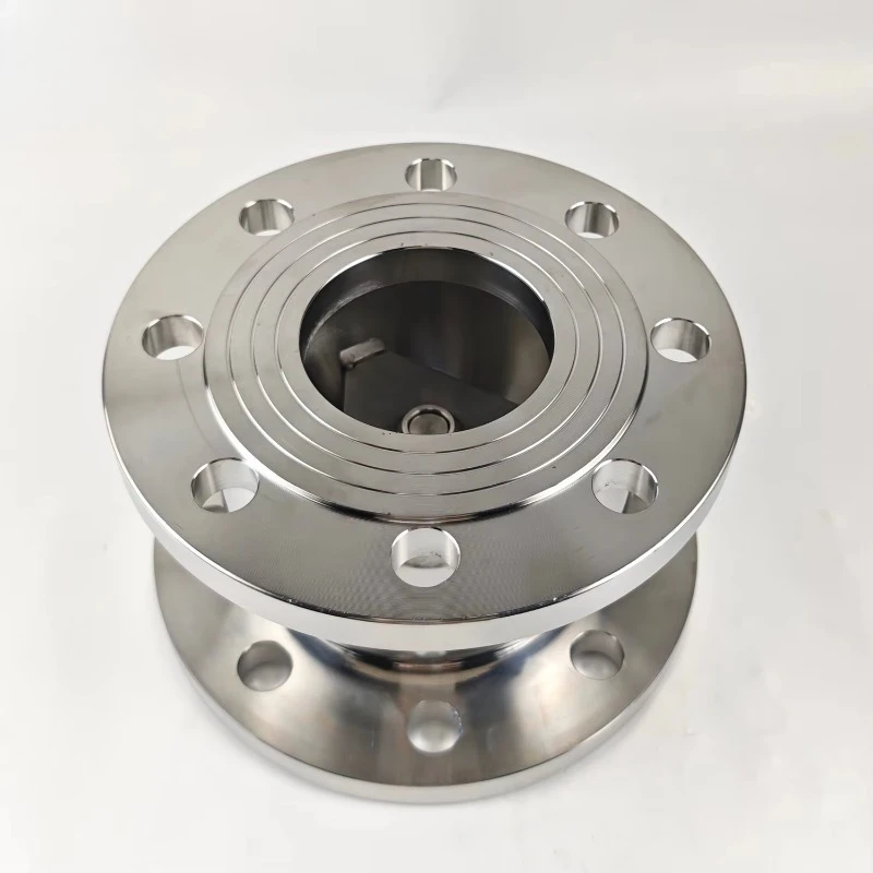 Sanitary SS316L Ball Check Valve - DIN Flange End (SMS Standard) for Hygienic Systems