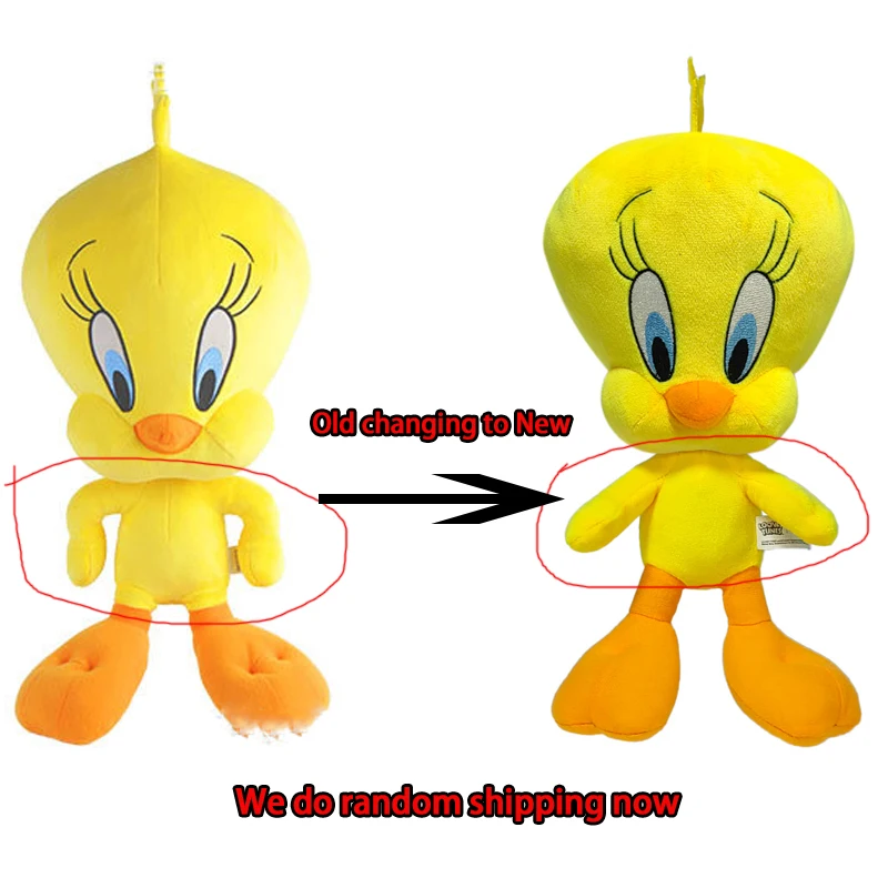 Free Shipping Looney Tunes 51CM Bugs Bunny Plush Toy Tweety Bird Taffy Duck Anime Movie Figure Plushies Stuffed Animal Doll Toys