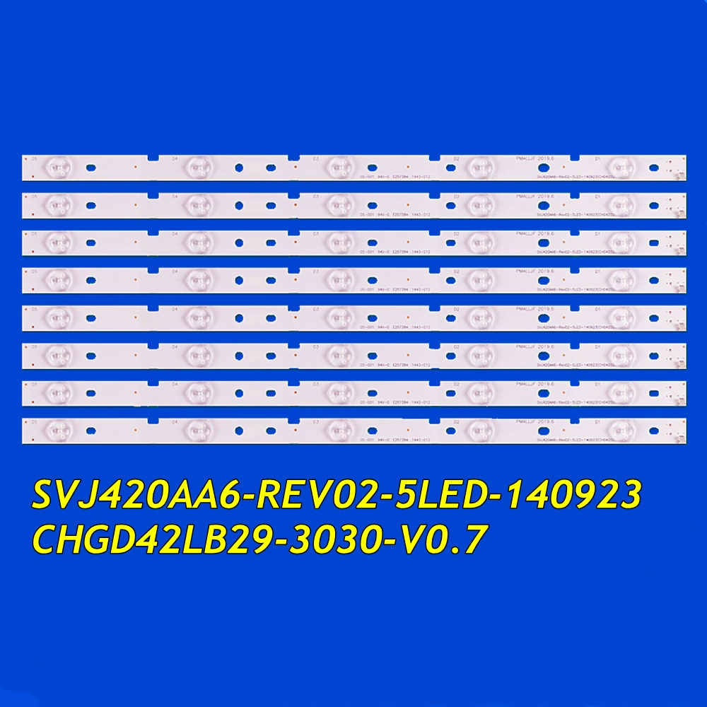 LED TV Backlight Strip for 42C2000 42D2000N SVJ420AA6-REV02-5LED-140923(CHD42D2000) CHGD42LB29-3030-V0.7 0.8