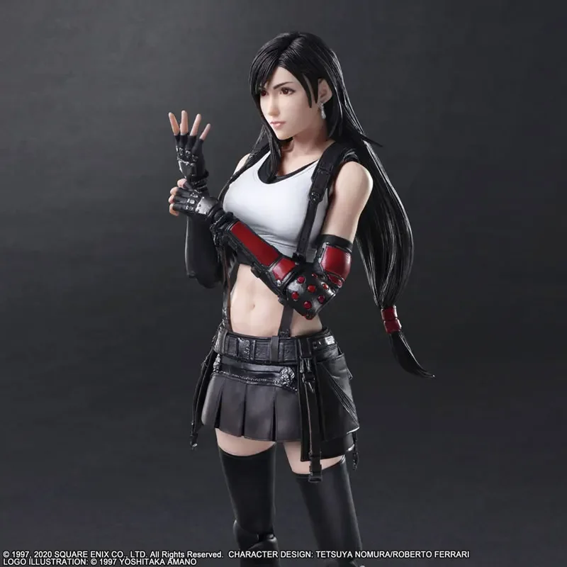 مجموعة نماذج أصلية مربعة Enix Play Arts Pa Tifa Lockhart Remake Action الرقمية النشطة المشتركة #3