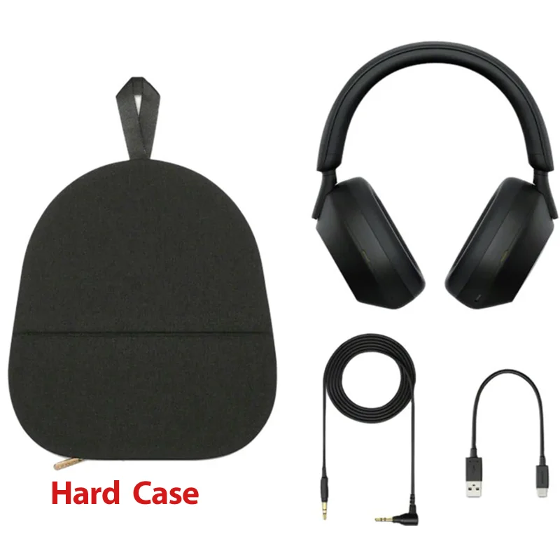 Casque d'écoute sans fil Bluetooth 5.2 à suppression du bruit Sony WH-1000XM5, casque supra-auriculaire, autonomie de 30 heures, charge rapide avec microphone pour appels téléphoniques