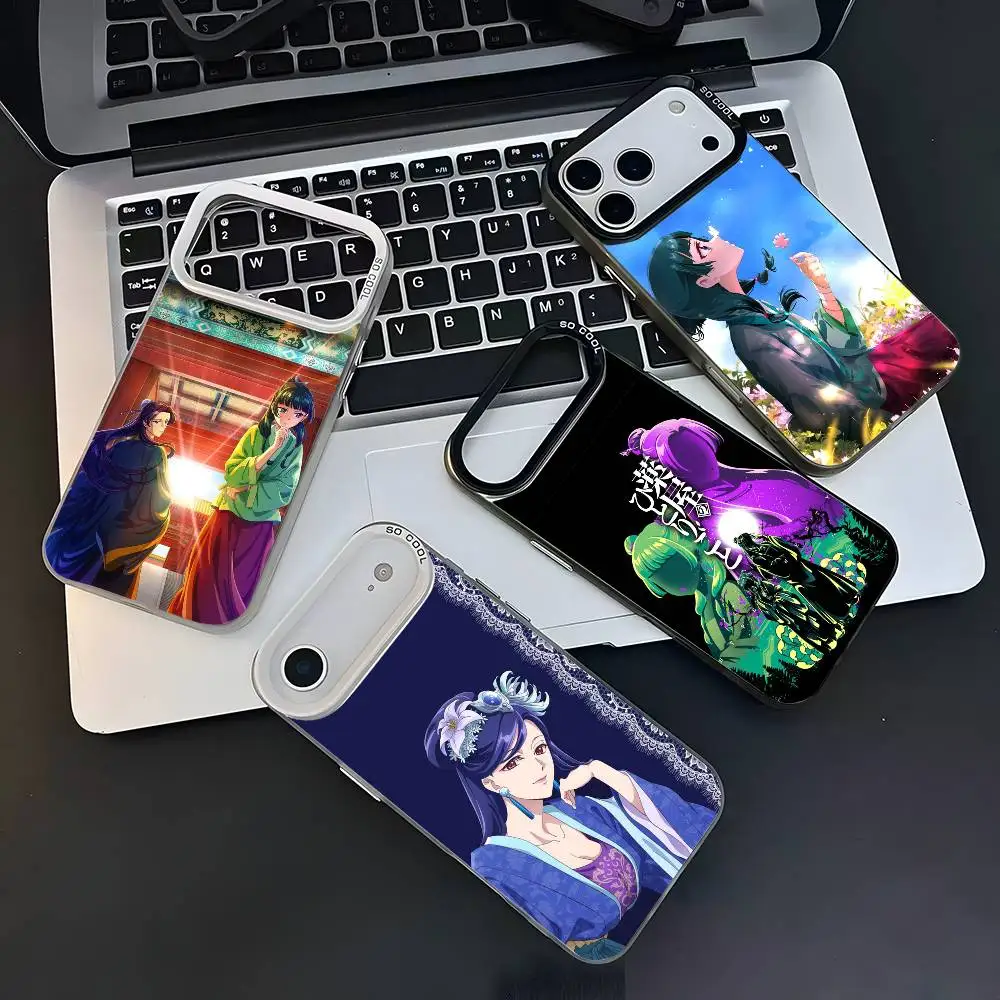 

Anime The A-Apothecary Diaries Phone Case iPhone 12 13 14 15 16 17Pro Max Plus Protect Plating Phone Cover